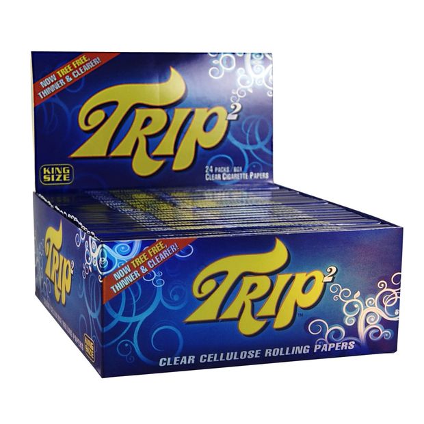 Trip 2 transparent King Size slim Papers from Cellulose Clear Papers