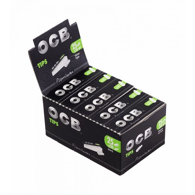 OCB Filter Tips Perforated Slim Filtertips 10 boxes (250 booklets)