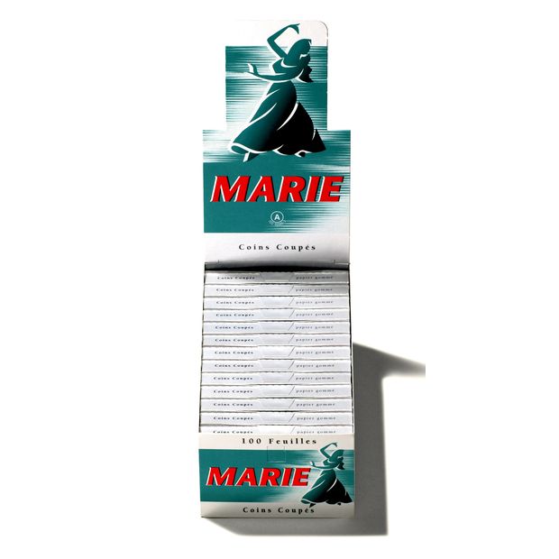 Marie 100er Zigarettenpapier Blttchen papers kurz 1 Box (25 Heftchen)