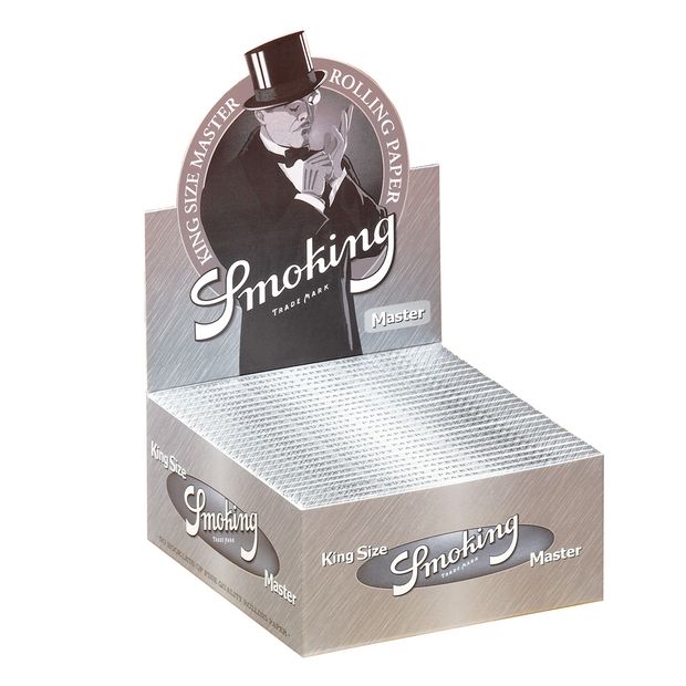 Smoking Master King Size Papers ultraslim Blttchen silber silver 1 Box (50 Booklets)