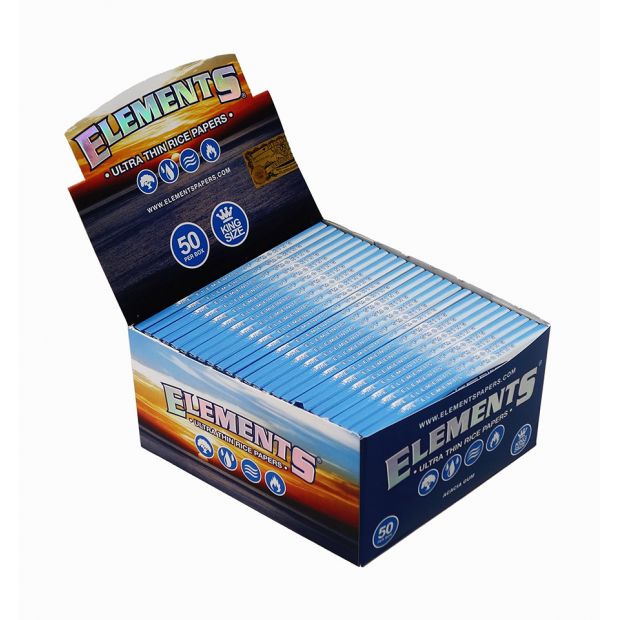 Elements King Size Papers Blttchen ultra-dnn 1 Box (50x Booklets)