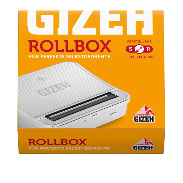 Gizeh Rollbox Rolling Machine for slim and regular...