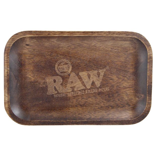 RAW Wooden Rolling Tray small