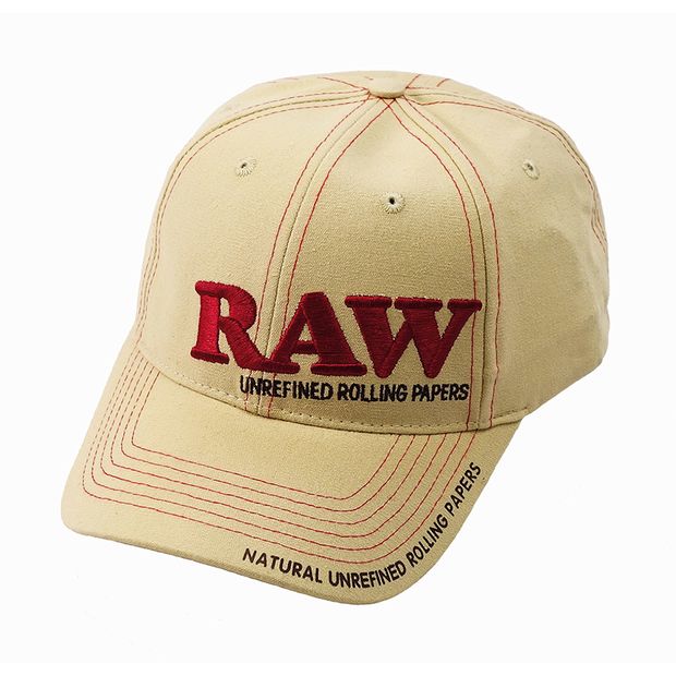 RAW Cap Beige Embroidery and Print classic