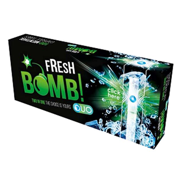 Fresh Bomb Menthol Click Hlsen mit Aromakapsel 1 Box (100 Hlsen)
