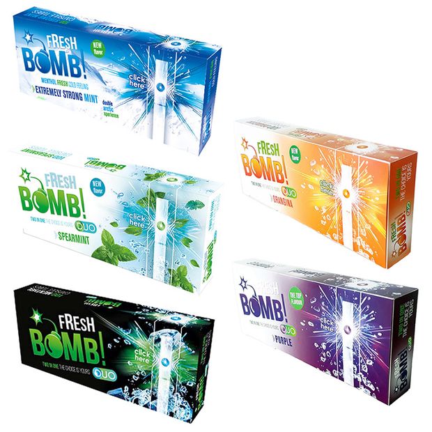 Fresh Bomb Click Tubes with Aroma Capsule, 5 Flavours SUPERMIX