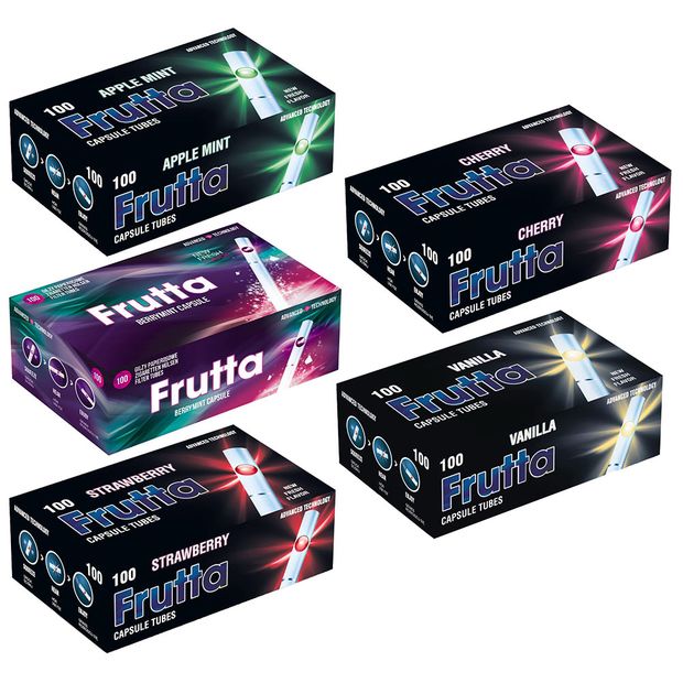 FRUTTA Click-Hlsen 25-Boxen-Supermix, 5 x 5 Geschmacksrichtungen
