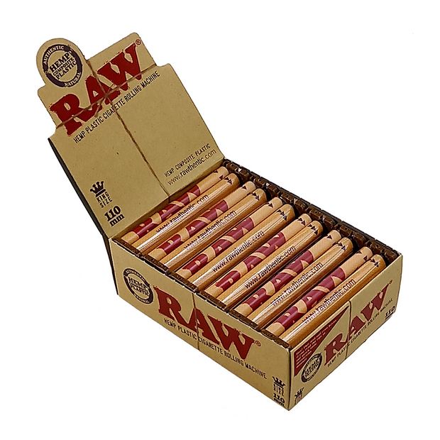 RAW Roller 110 mm, rolling machine for king size papers, hemp plastic  1 box (12 roller)