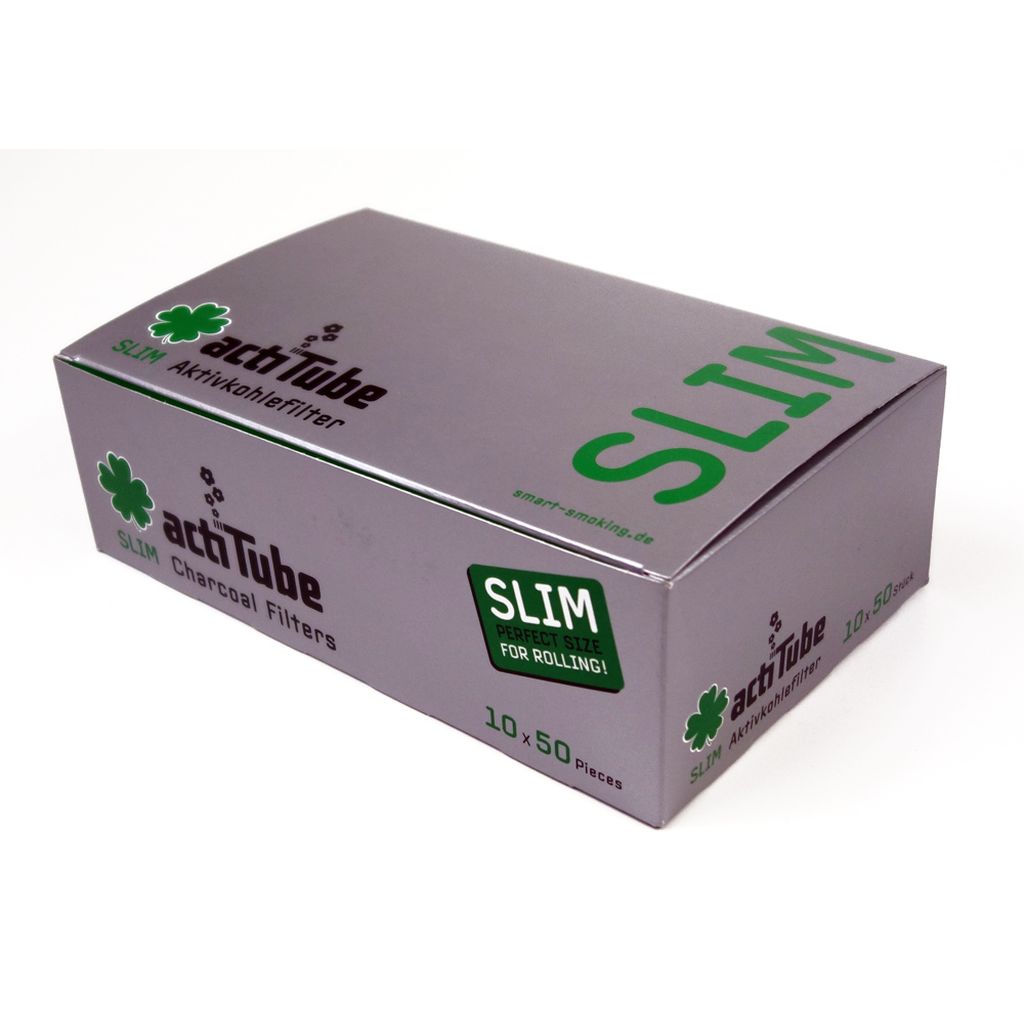 actiTube Extra Slim Aktivkohlefilter 6mm Inhalt 10 Filter - Cigarette  Filters - Cigarette Accessories - Products