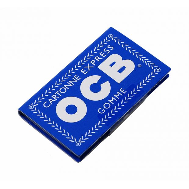 OCB Blau 100er Cartonne Express Gomme No. 4 Zigarettenpapier Papers 10x Heftchen / Booklets