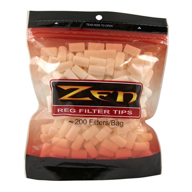 ZEN Premium cigarette filters regular 7.5mm x 20mm long 10 bags