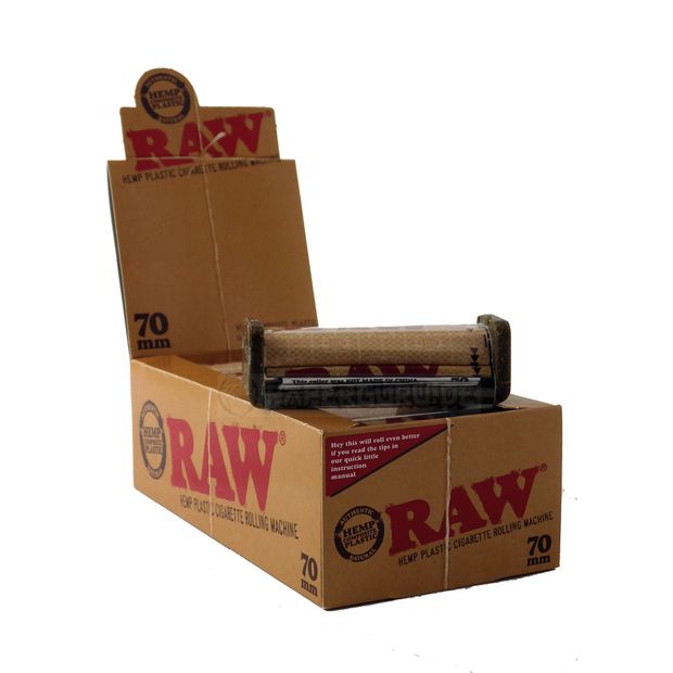 RAW Drehmaschine 70 mm aus Hanfplastik Regular Size Roller 12 Drehmaschinen (1 Display)
