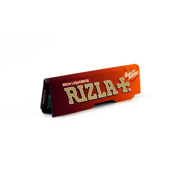 Rizla Liquorice cigarette paper braun single wide flavoured 25x booklets