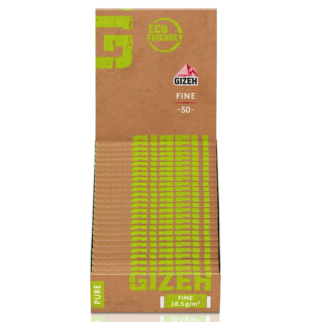 Gizeh Pure Fine Regular Cigarette Papers short Organic Hemp - Papergu,  11,49 €
