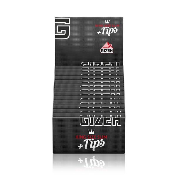 Gizeh Black Papers + Tips King Size Slim Extra Fine