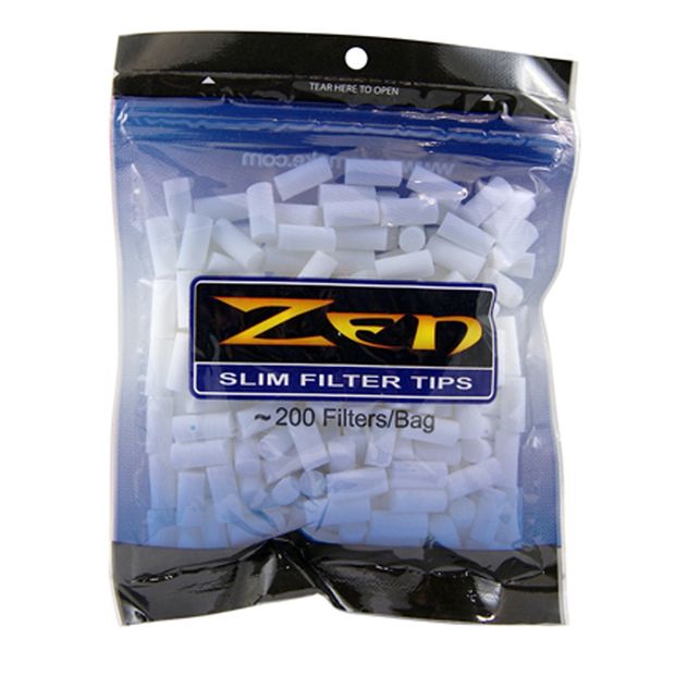 ZEN Premium Filter slim 6.5mm Filters Zigarettenfilter cigarette 1x 200er Bag