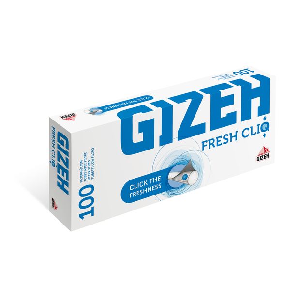 Gizeh Fresh CliQ Filter Tubes with Aroma Capsule 1 single box (100x tubes)