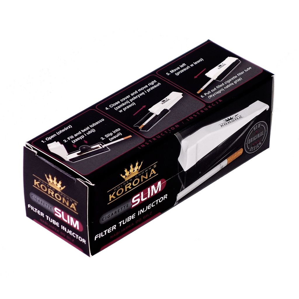120x 1 Box Korona Slim Filterhülsen 6,8mm Slimfilter Tubes 