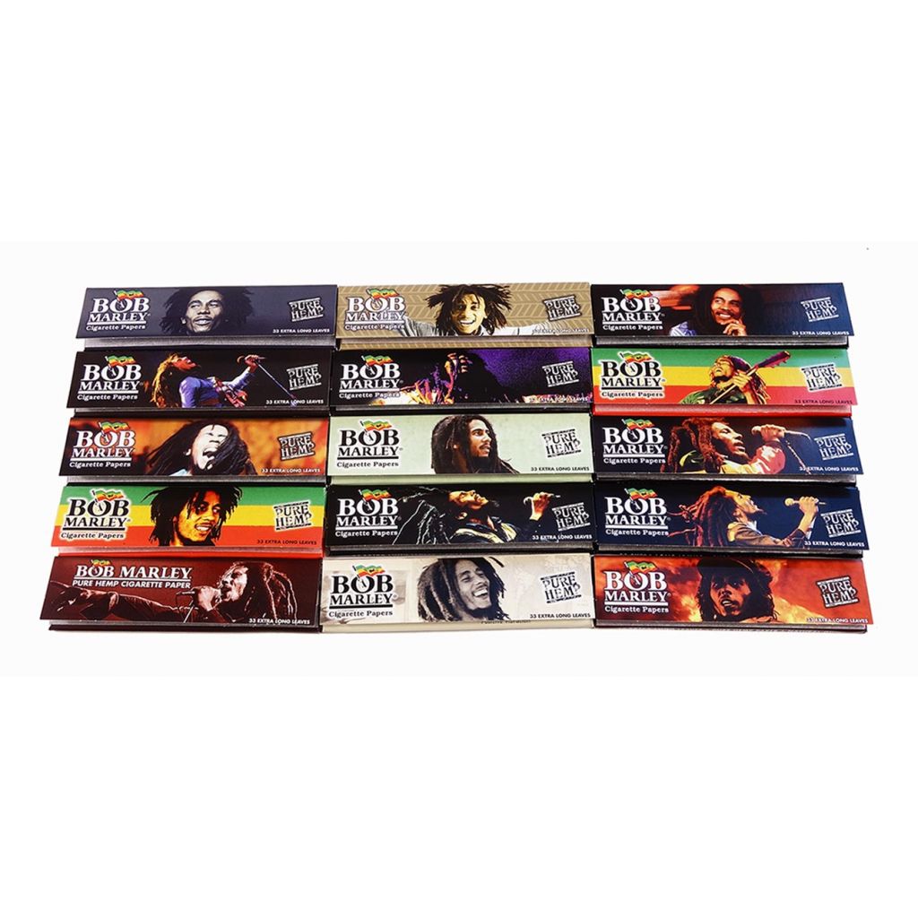 10 x BOB MARLEY Pure Hemp Rolling Papers Rizla King Size BEST DEAL ON  NEW