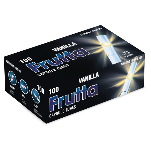 Frutta Click Tubes Vanilla Filtertubes with Aroma Capsules 5 boxes (500 tubes)