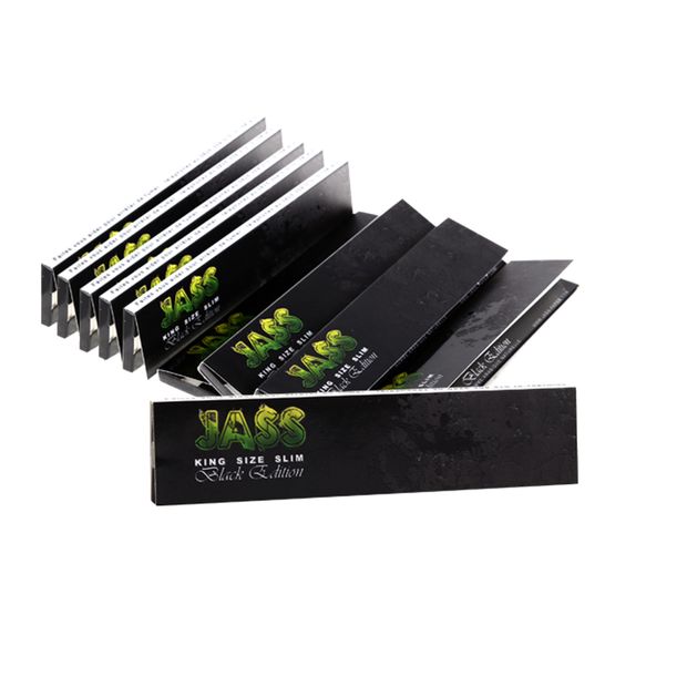 Jass Papers Black Edition Kig Size Slim Papers 1 box (50 booklets)