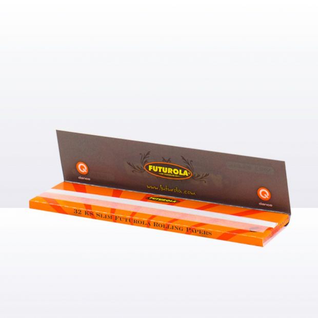Futurola Orange King Size Slim Papers from Amsterdam 10 booklets