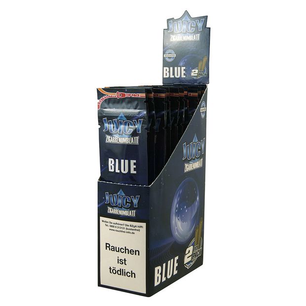 1 Box Juicy Jays Double Blunts BLUE (DE-Version)