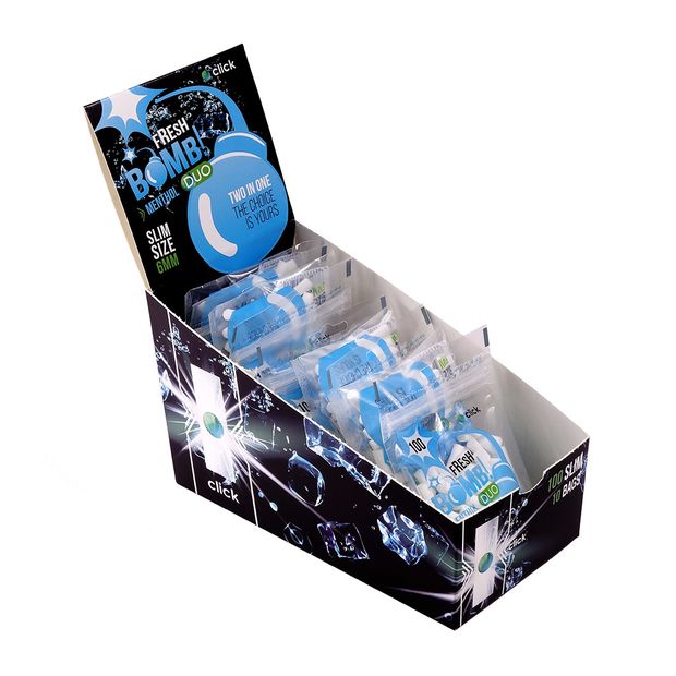 Fresh Bomb Duo Slim Filters Menthol 6mm 2 displays (20 bags/ 2000 filters)
