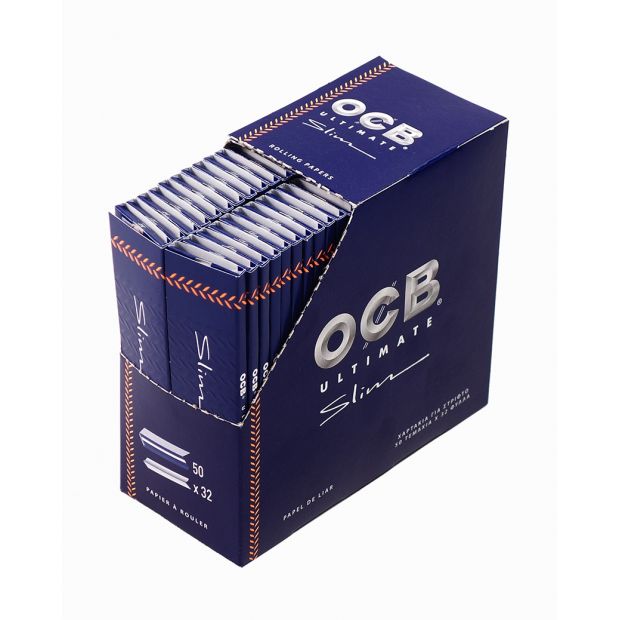 OCB Ultimate King Size Slim ultradünne Longpapers 1 Box (50 Heftchen)