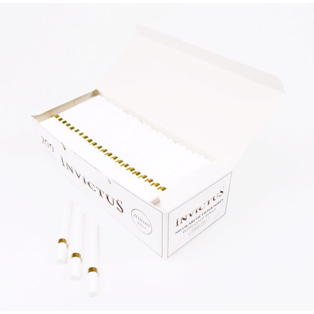 Invictus Zigarettenhülsen mit Goldring, 20mm Filter, 200er Box - Pape, 7,79  €