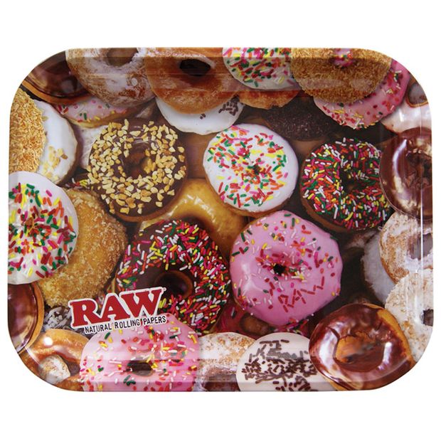 RAW Donut Tray LARGE, Rolling-Tray made of metal 1 tray