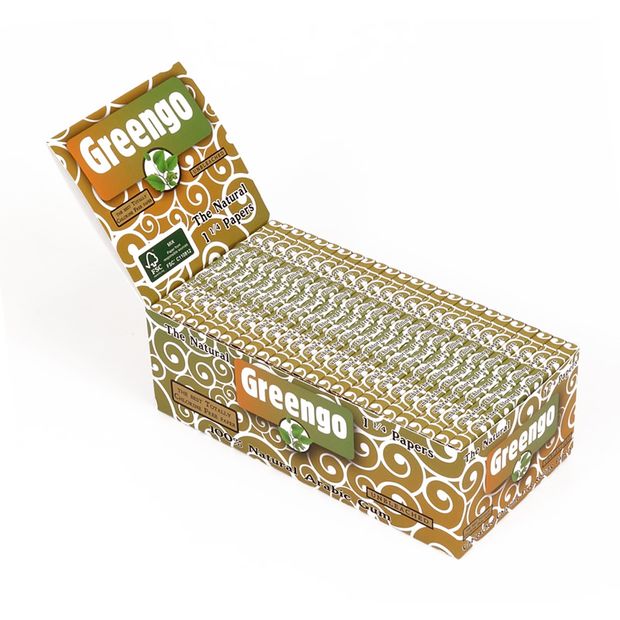Greengo The Natural 1 ¼ Papers, 50 unbleached Papers per...