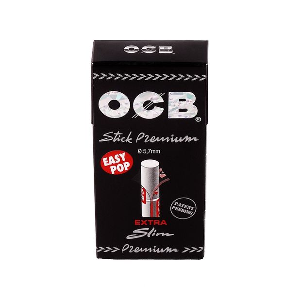 OCB Stick Premium Extra Slim, 5,7 mm Durchmesser, 20 x 6 Filter pro Packung 5 Packungen