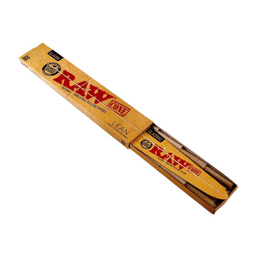 Raw Hemp Classic Cones Lean Box 12 Packs/ 20 Cones Per Pack Total 240 CONES WOW 