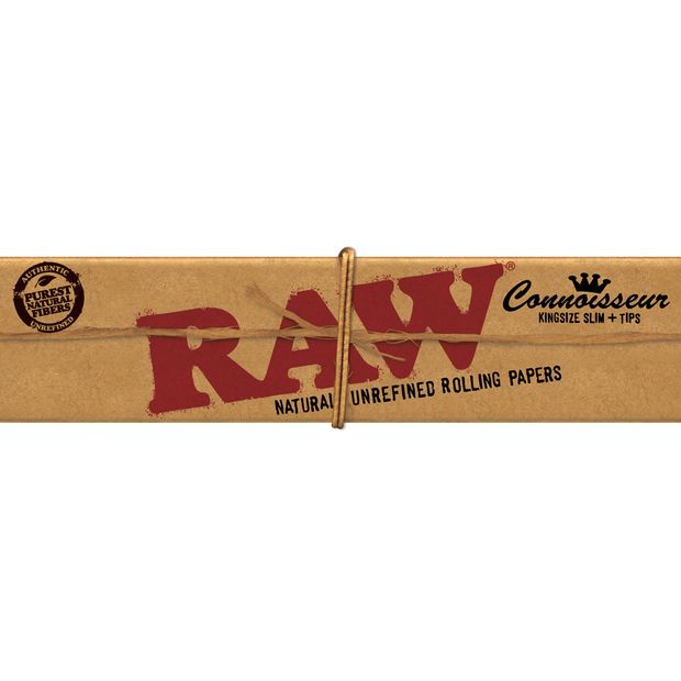 RAW Connoisseur King Size Papers + Tips inklusive Blttchen 12x Booklets