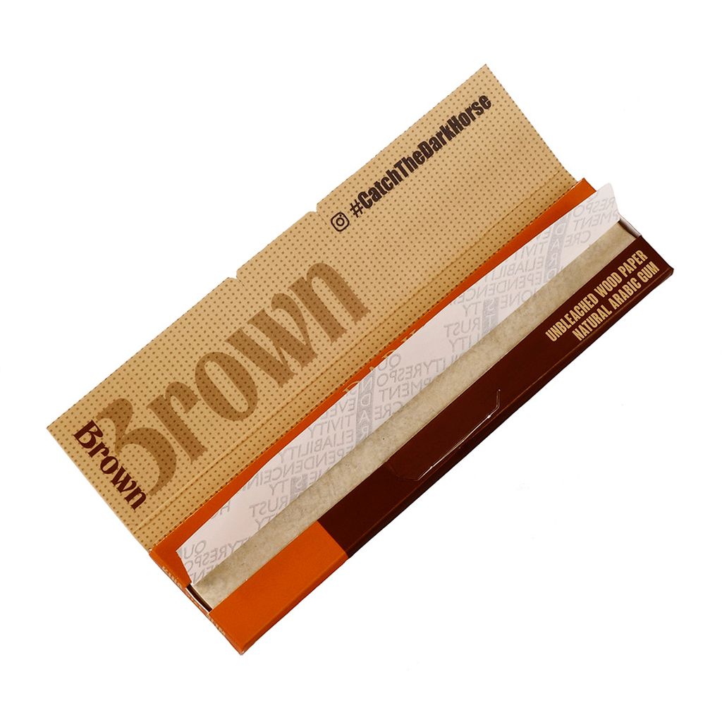 Dark Horse Brown, King Size Slim Rolling Papers, 34 Leaves per Bookle, 7,69  €