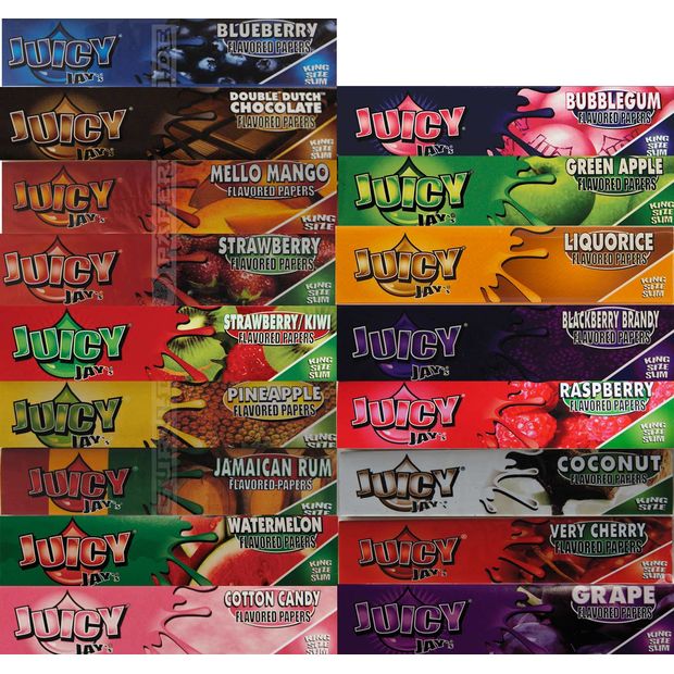 Juicy Jays Papers King Size flavored Papers 72 booklets