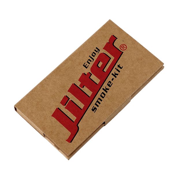 Jilter Smoke-Kit, King Size Slim Papers, Tips und Filter, je 32 Stck pro Heftchen 6 Heftchen