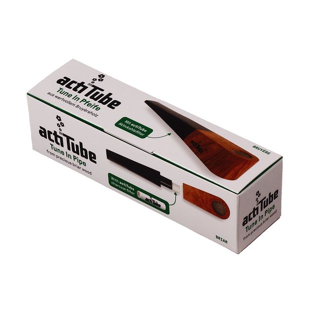 500 ActiTube Aktivkohlefilter 5 x 100er Box Display 9mm Eindrehfilter Pfeife in 