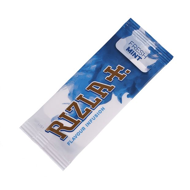 RIZLA Aromakarten Fresh Mint, zum Aromatisieren von Zigaretten, 25 Karten pro Box 10 Karten