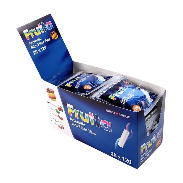 100pcs. Box of 26 bags Filtri sigarette Tobi Regular Filters 8mm 