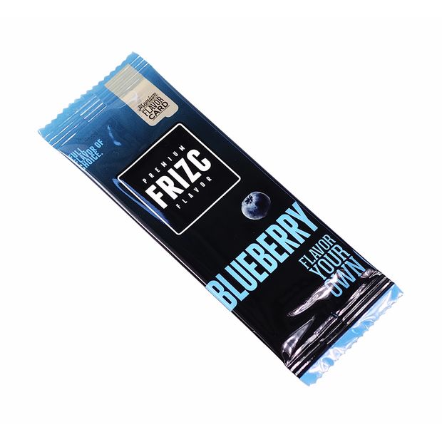 FRIZC Flavor Cards for flavoring, Blueberry, 25 cards per box 10 cards