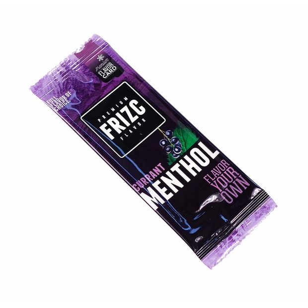 FRIZC Flavor Cards for flavoring, Currant Menthol, 25 cards per box 10 cards