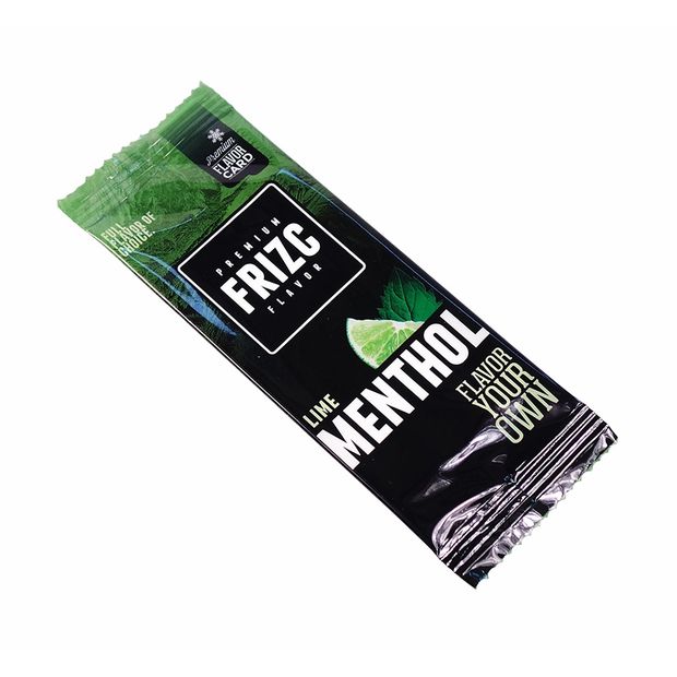 FRIZC Flavor Cards for flavoring, Lime Menthol, 25 cards per box 10 cards