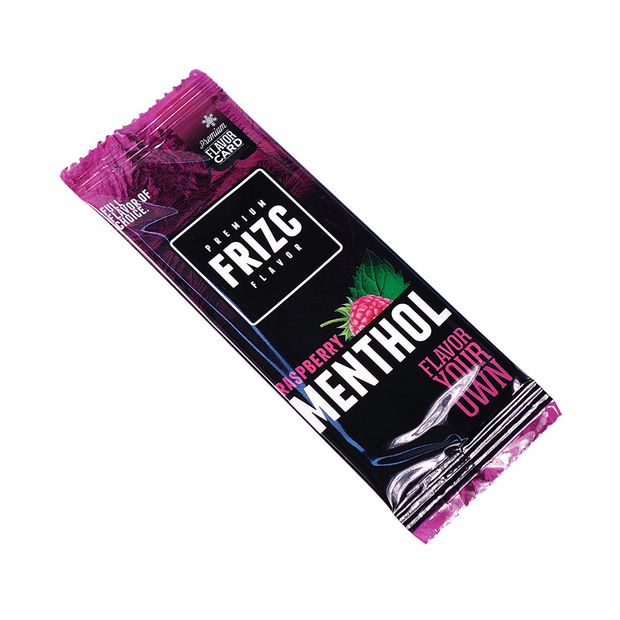 FRIZC Aroma Cards for flavoring, Raspberry Menthol, 25 cards per box 10 cards