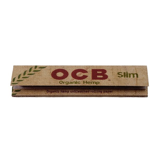 OCB Organic Hemp King Size Slim Blttchen 100% Biologisch 1 Heftchen (32 Blttchen)