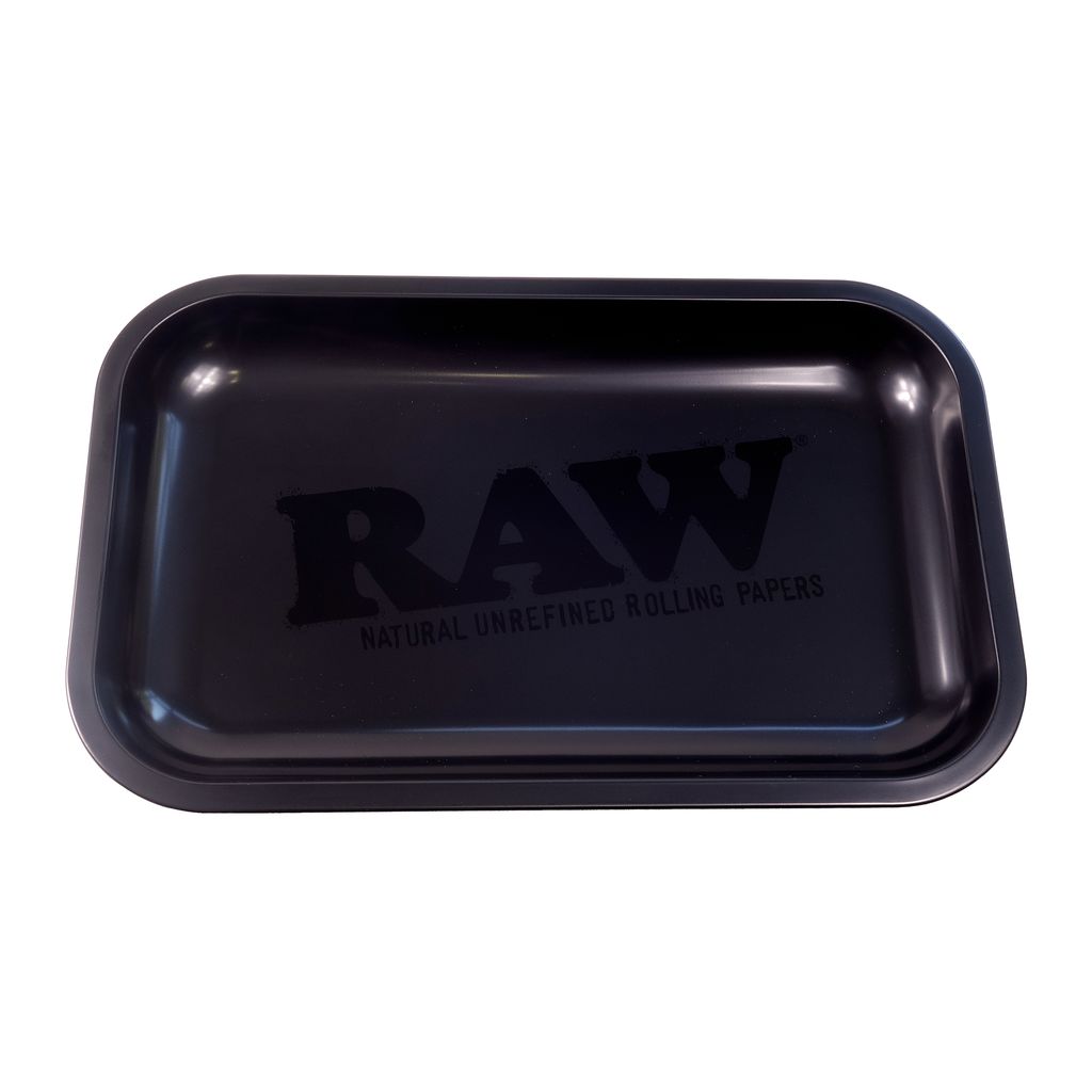 10 Mini-Trays RAW Black Tray SMALL Roll-Unterlage aus Metall 