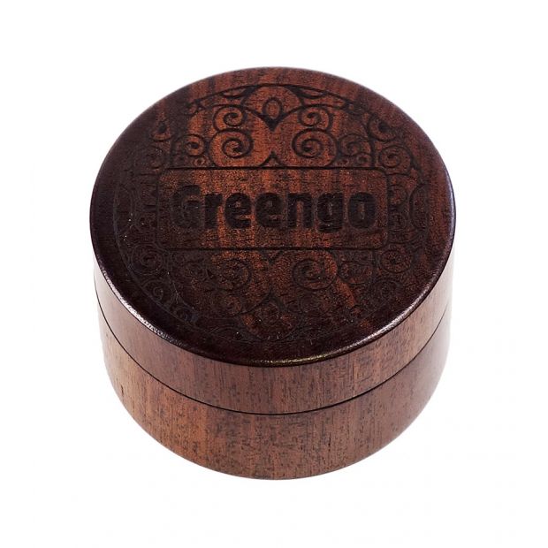 Greengo Wooden Metal Grinder 2-Parts, 2-piece grinder made of wood and metal 4 grinders