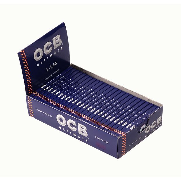 OCB Ultimate 1   Papers, ultra-dnne Blttchen im Medium-Format 1 Box (25 Heftchen)