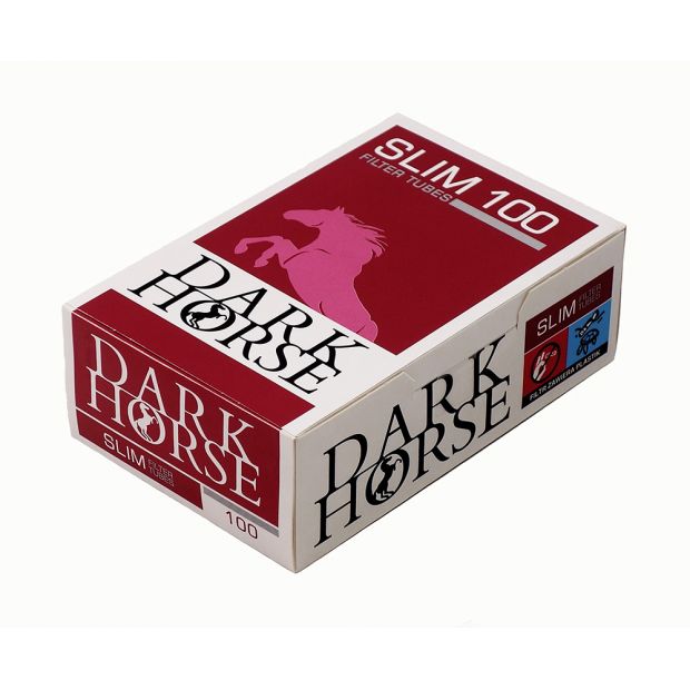 Dark Horse SLIM Filtertubes, Long Filter 20 mm, 100 pieces per box 1 box (100 tubes)